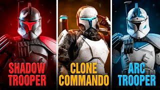 EVERY SINGLE Elite Clone Trooper Type/Variant Explained!