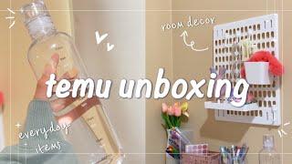 temu unboxing | room decor, everyday items 