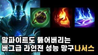 한 천재가 발견한 망각의 구 수입해서 쓰는 사람(나서스vs말파이트)[플딱아재 나서스]