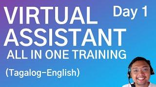 Virtual Assistant Tutorial for Beginners | Free Virtual Assistant Training Day 1