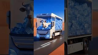  Grandma, the Cow, and the Ice Truck  #ai #aishort