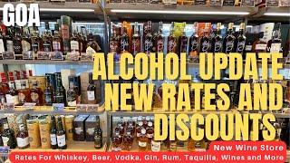 Goa | New Liquor, Alcohol Rates Goa  - December 2024 | GOA VLOG | Whiskey, Vodka, Rum, Beer #goa