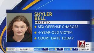 Woman faces sex offense charges against child