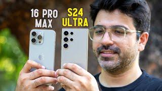 iPhone 16 Pro Max vs Samsung S24 Ultra CAMERA COMPARISON