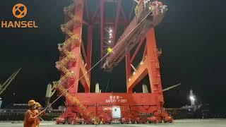 The cutter suction dredger produced by Jiangsu Hansel has been shipped to Lianyungang Port