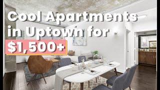 LUXURY MODERN APARTMENTS FOR RENT! $1500+ in UPTOWN! Exposed concrete! Pool & Gym! Walkable!