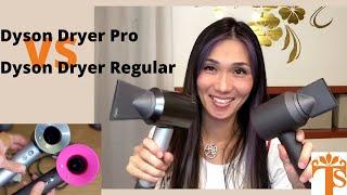 Dyson SuperSonic Hair Dryer Pro Edition VS Regular, Professional HAIRSTYLIST REVIEW