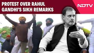 Rahul Gandhi News | Protest Outside Sonia Gandhi's House Over Rahul Gandhi's Sikh Remarks