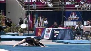 Elena Piskun - Floor Exercise - 1993 McDonalds American Cup