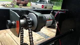 Northern tool winch to power jack on gooseneck 25 ton trailer