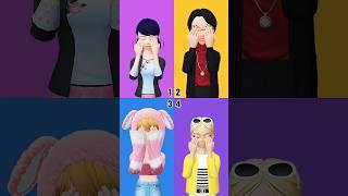 WHICH ONE ? #zepeto #love #tiktokdance #lovedance #couple #tiktok #trending #miraculousladybug