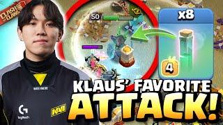 Klaus puts his FAVORITE New Attack to the TEST in $30,000 Tournament Finals! Clash of Clans