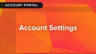 ELB Learning Account Portal - Account Settings