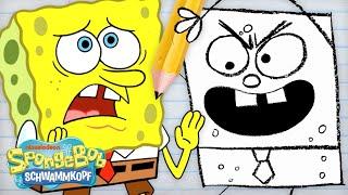 SpongeBob | ALLE KritzelBob-Szenen! ️  | SpongeBob Schwammkopf