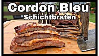 Schicht Cordon Bleu Braten // zu Gast @oberpfalzbbq7530 mit @Mc.Ellisda