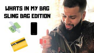 WHATS IN MY BAG!? Sling edition aka the “Manny pack”