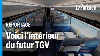 « Un wagon-bar sur 2 étages » : découvrez l’intérieur du futur TGV