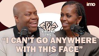 Michelle Obama & Craig Robinson Reminisce About Family Holidays & Childhood Nicknames in Sibling Tag