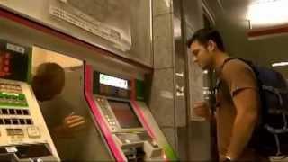 Assistance button - Metro ticket vending machine in Japan