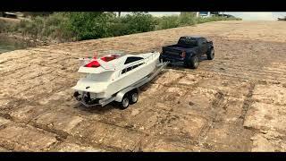 Cen Racing F450 Towing Rc Boat Launch