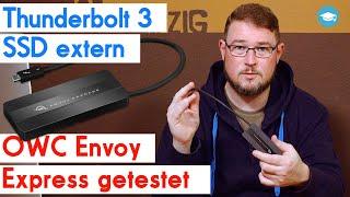 Superschnelle externe SSD mit Thunderbolt 3 – OWC Envoy Express im Test