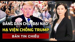 Đảng Dân chủ ‘dàn trận’ ngăn TT Trump phát biểu: Thủ trứng, giơ gậy hét lớn, nghiến răng tức giận