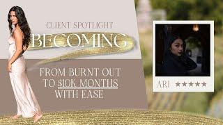 Client Spotlight with Becoming Grad, Ari!