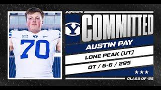 WATCH: Austin Pay commits to BYU | No. 3 Player In Utah