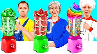 Tantangan Masakanku vs Nenek | Memasak yang Menakjubkan Hacks oleh TaTaRa Challenge