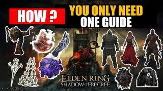 One Guide for Elden Ring DLC: All Questline Rewards, Buff Talismans, Armor Sets, and Crystal Tears