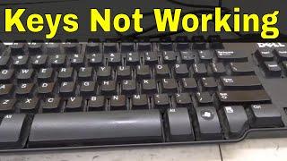 Computer Keyboard Keys Not Working-How To Fix It Easily-Tutorial