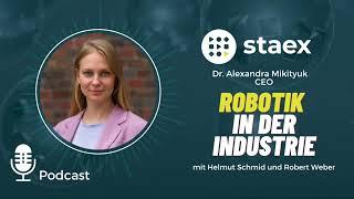 Revolutionäre Software in der Robotikindustrie: Einblicke von Dr. Alexandra Mikityuk von Staex