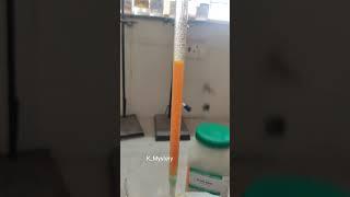 ion exchange resin column ⏳ #chemistry #ionexchange #resin #K_Mystery #shorts