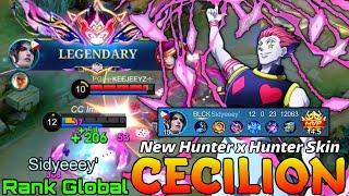 Hisoka x Cecilion New Hunter x Hunter Skin Gameplay - Top Global Cecilion by Sidyeeey' - MLBB