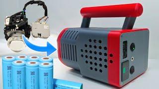 Chế Đèn Pin siêu sáng kiêm sạc dự phòng 2in1 - với Bi Led Ô Tô và Pin Lifepo4 32800