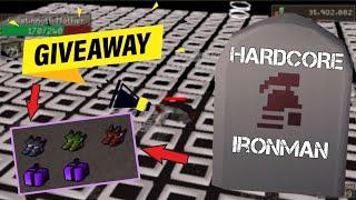 RIP MY HCIM?! NO WAY THIS HAPPEND!! (VERY BIG GIVEAWAY) - Zaros RSPS