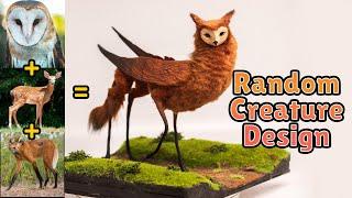 Random Creature Design #2 l Polymer Clay Art Doll DIY