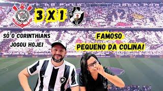 React de Corinthians 3x1 Vasco, Coringão atropela o time sem vontade do Vasco!