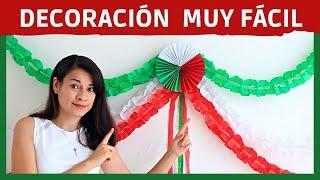 🟢𝗗𝗲𝗰𝗼𝗿𝗮𝗰𝗶𝗼́𝗻 para 𝗙𝗜𝗘𝗦𝗧𝗔𝗦 𝗣𝗔𝗧𝗥𝗜𝗔𝗦 | Manualidades | Diy | Adornos para 𝟭𝟱 𝗱𝗲 𝘀𝗲𝗽𝘁𝗶𝗲𝗺𝗯𝗿𝗲 guirnaldas