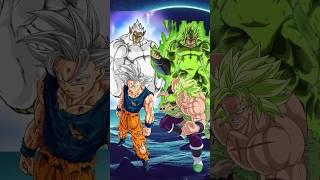 (Who is strongest) Goku Vs Broly #dbz #dbs #dbheroes #youtubeshort #trending #viral #shorts