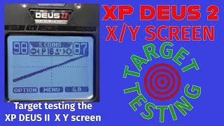 XP DEUS 2 - X/Y SCREEN TARGET TESTING #xp #deus2 #metaldetecting #leeds