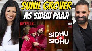 Sunil Grover's ICONIC Siddhu Paaji Mimicry  Ft. Navjot Singh Sidhu, Harbhajan Singh | Reaction