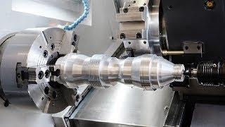 Fastest CNC Lathe Turning Machine Working, Amazing CNC Milling Machine Modern Technology