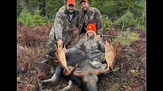 Opening Day Big Bull Down | 2024 Maine Moose Hunt Zone 4