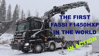 Kuljetusliike Knuutinen lifts with worlds first ever Fassi F1450HXP in FIN 2021