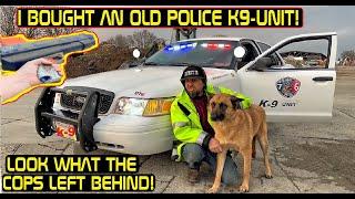 I bought an Old Police K9 UNIT! Look What The Cops Left Behind!