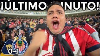 PUMAS vs CHIVAS 0-1 ¡LO GANAMOS DE ÚLTIMO MINUTO! *LINDOS GATITOS* RESUMEN DESDE C.U.