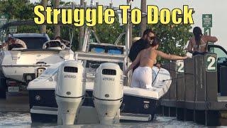 Crews Struggle To Dock! | 79th St | Broncos Guru | Wavy Boats