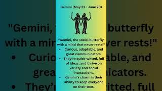 Gemini Personality Traits #astroshastra #shortsfeed #zodiac#gemini #geminitraits #shorts