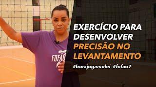 Exercício de vôlei: desenvolver precisão no levantamento